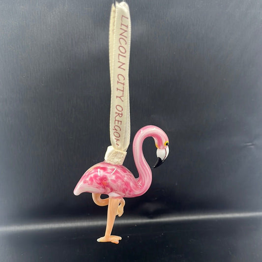 Ornament - Flamingo Hand Blown Glass