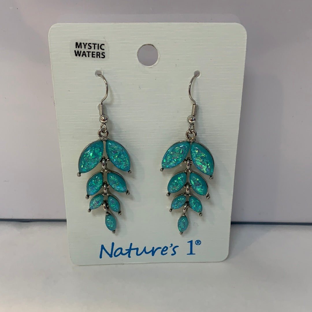 Earrings - WTE 116 - Hanging Leaves FH