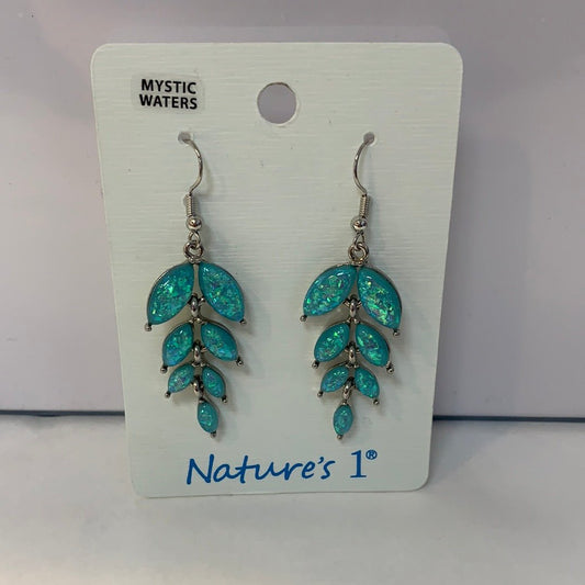 Earrings - WTE 116 - Hanging Leaves FH