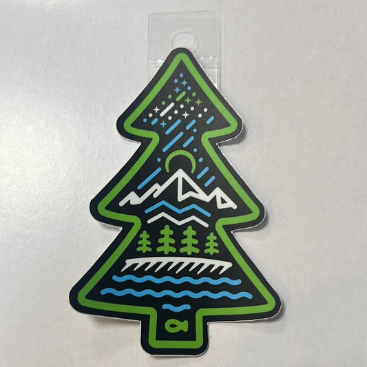 Green Fir Tree Sticker