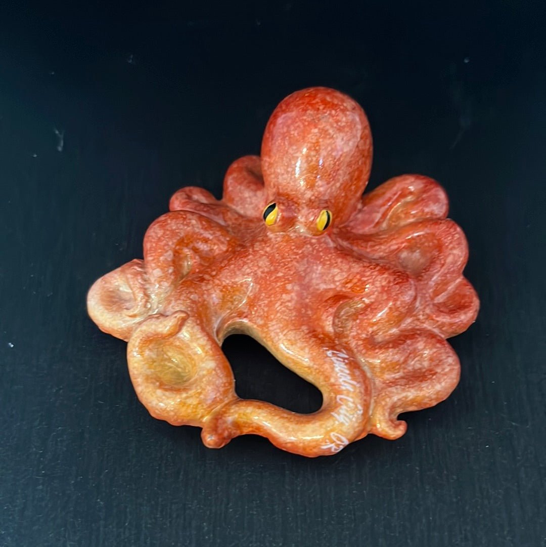 Magnet - Polystone Red Octopus