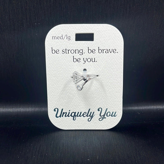 Ring - YOU YR7025 - Be Strong. Be Brave. Be You.