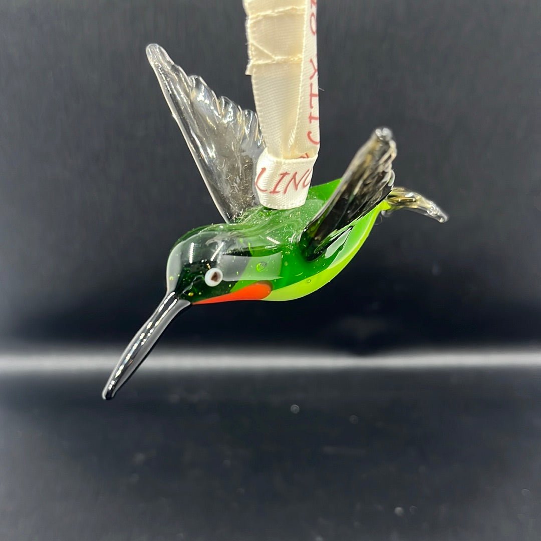 Ornament - Hummingbird Hand Blown Glass