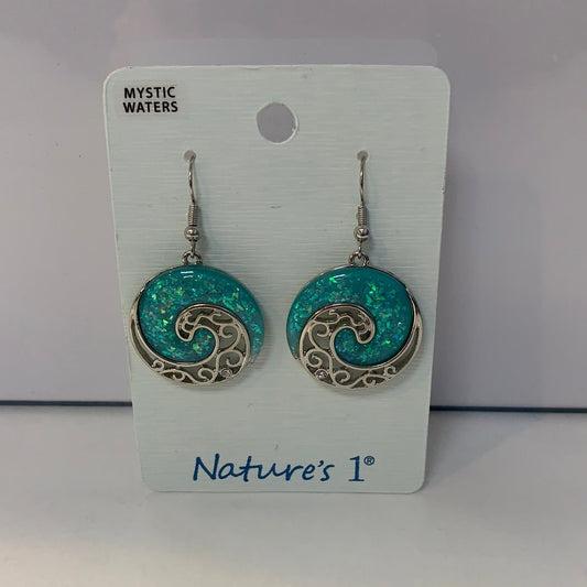 Earrings - WTE 215 - Wave FH