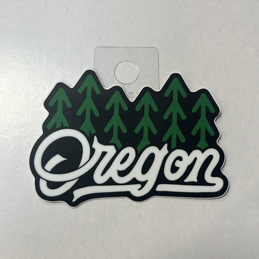Oregon Fir Trees Sticker