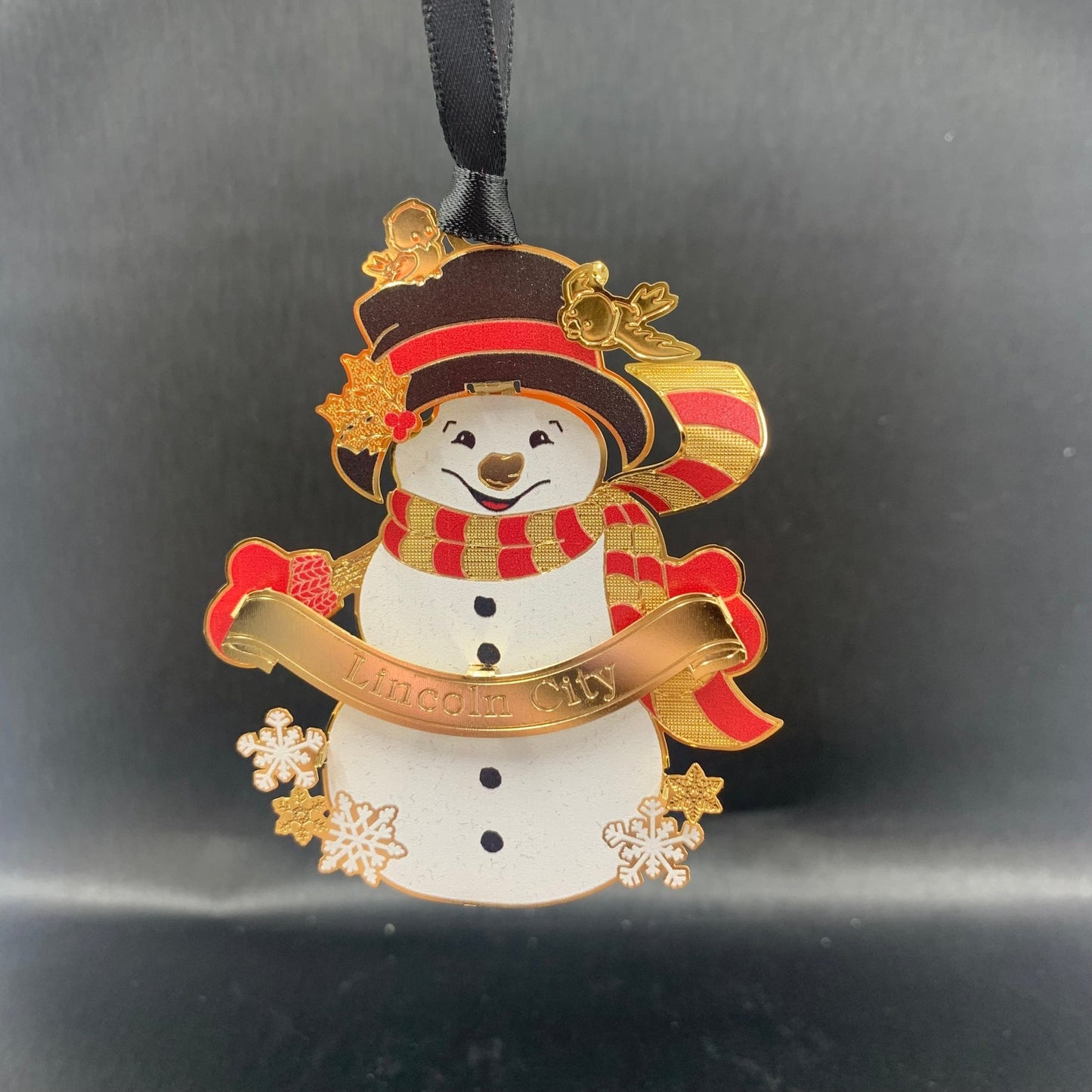 Ornament - Classic Snowman "Lincoln City"