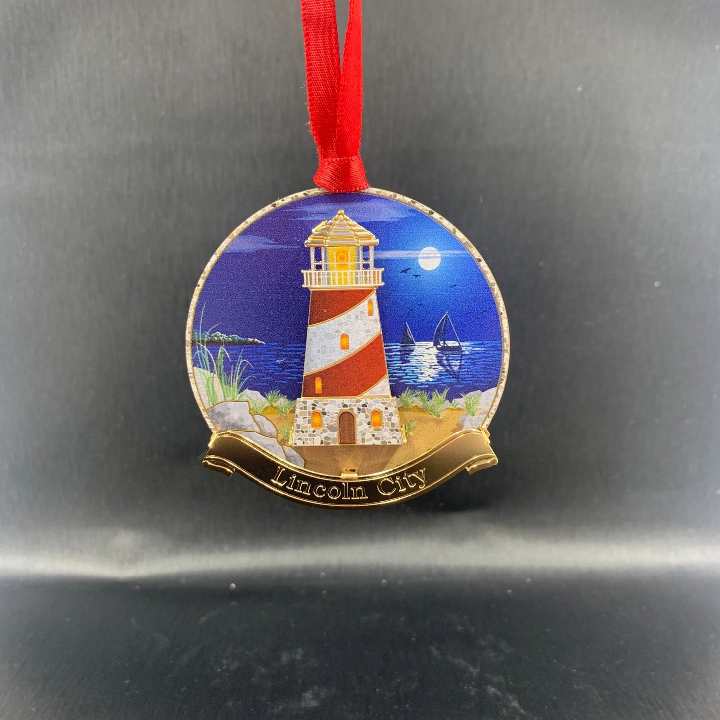 Ornament - Rocky Lighthouse "Lincoln City"