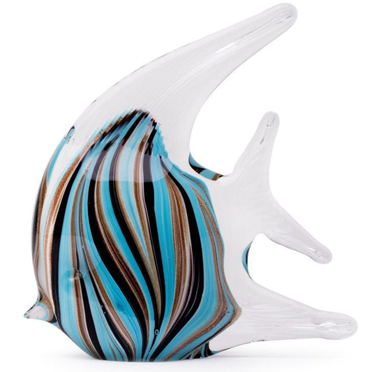 Tropical Fish Deco Stripes Turquoise