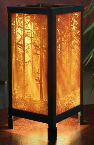 Table Lamp - Woodland sunbeams