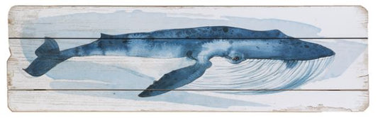 Wall Décor - Blue Whale Horizontal Sign