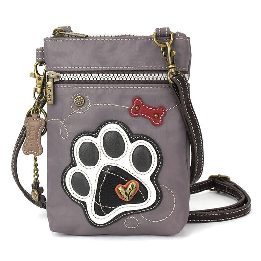Cell Phone Xbody Grey Pawprint