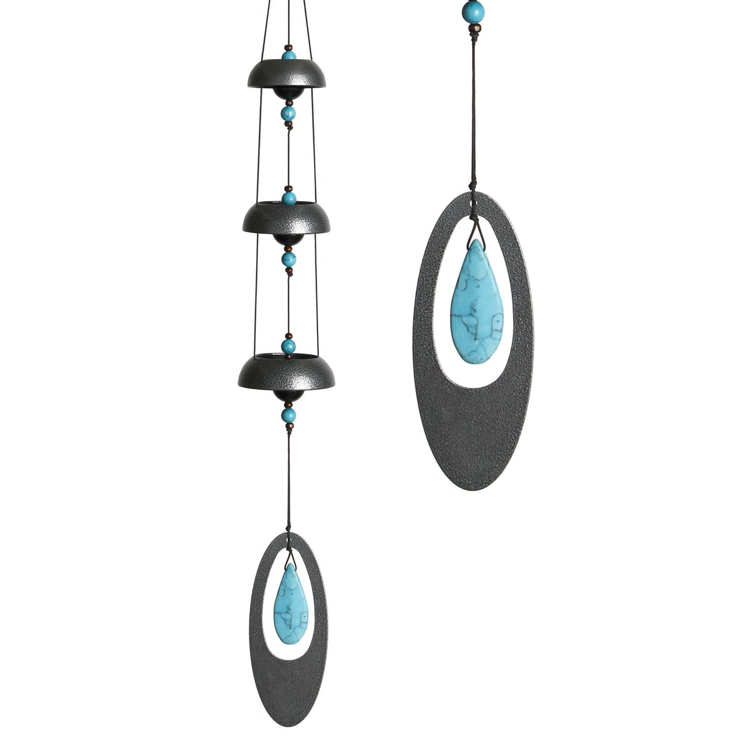 Wind Chime - Temple Bells Turquoise - TB3TQ